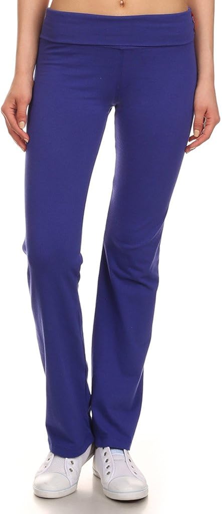 white flare yoga pants