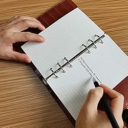 (2 Pack) A6 Lined Refill Paper, 200 Sheets/400