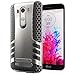 Hyperion Titan 2-piece Premium Hybrid Protective Case / Cover for LG G3 Cell Phone (Fits all LG G3 [Possible model numbers: D850, D830, VS985, D851, D972] US and International models and carriers)2 Year NO HASSLE Warranty - SILVER