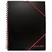 Black n' Red Notebook, Twin Wire, Poly Cover, 11-5/8