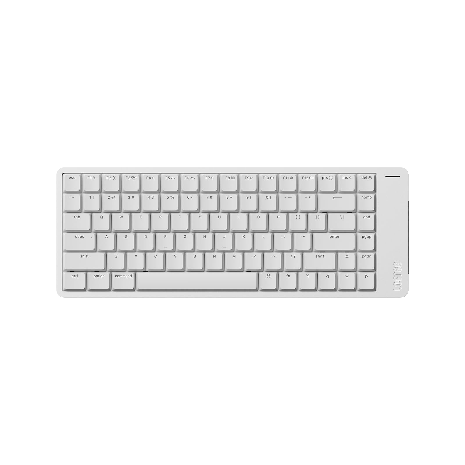 Photo 1 of LOFREE Flow2 Low-Profile Mechanical Keyboard, Aluminum Alloy with Surfer Linear Switches, Rechargeable Wireless Keyboards with 3 Mode Connections for Windows, macOS (Silver, 84 Keys)
