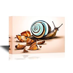 Snail Breaking Through Its Shell