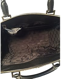 Cartera grande de cuero Hudson de Michael Kors en violeta