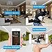 Spy Camera Wireless Hidden - Hidden Camera WiFi Photo Frame - Nanny Cams with Cell Phone APP - 720HD Night Vision & Motion Detection 365 Days Battery Powered Standby Instant Alerts for Indoor Security