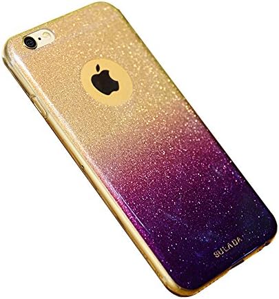 iPhone 6s Case, Shiny Serie Bling Crystal Ultra Thin Sparkle Premium 3 Layer Hybrid Semi-transparent Lightweight Glitter Soft Case for iPhone 6 / 6s