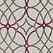 H.VERSAILTEX Blackout Curtains Printed Design 63 Inch Length 2 Panels Set Thermal Insulated Curtains for Bedroom Living Room Geometric Modern Grommet Window Drapes - Taupe and Red