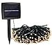 [Upgraded] Warm White Outdoor String Lights 200LED 65ft Solar Powered Waterproof Fairy Lights Landscape Flashing Lighting for Garden Patio Lawn Path Xmas Wedding Party Holiday Seasonal Decoration