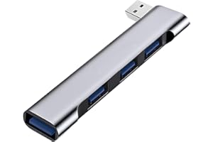 CINOLINK USB Hub,4-Port Mini USB 3.0 hub,Portable USB hub for Laptop,USB Expander for Laptop,PC,MacBook,Flash Drive,Console, Printer,Camera,Keyborad,Mouse,and More USB Devices (USB Hub for Right)