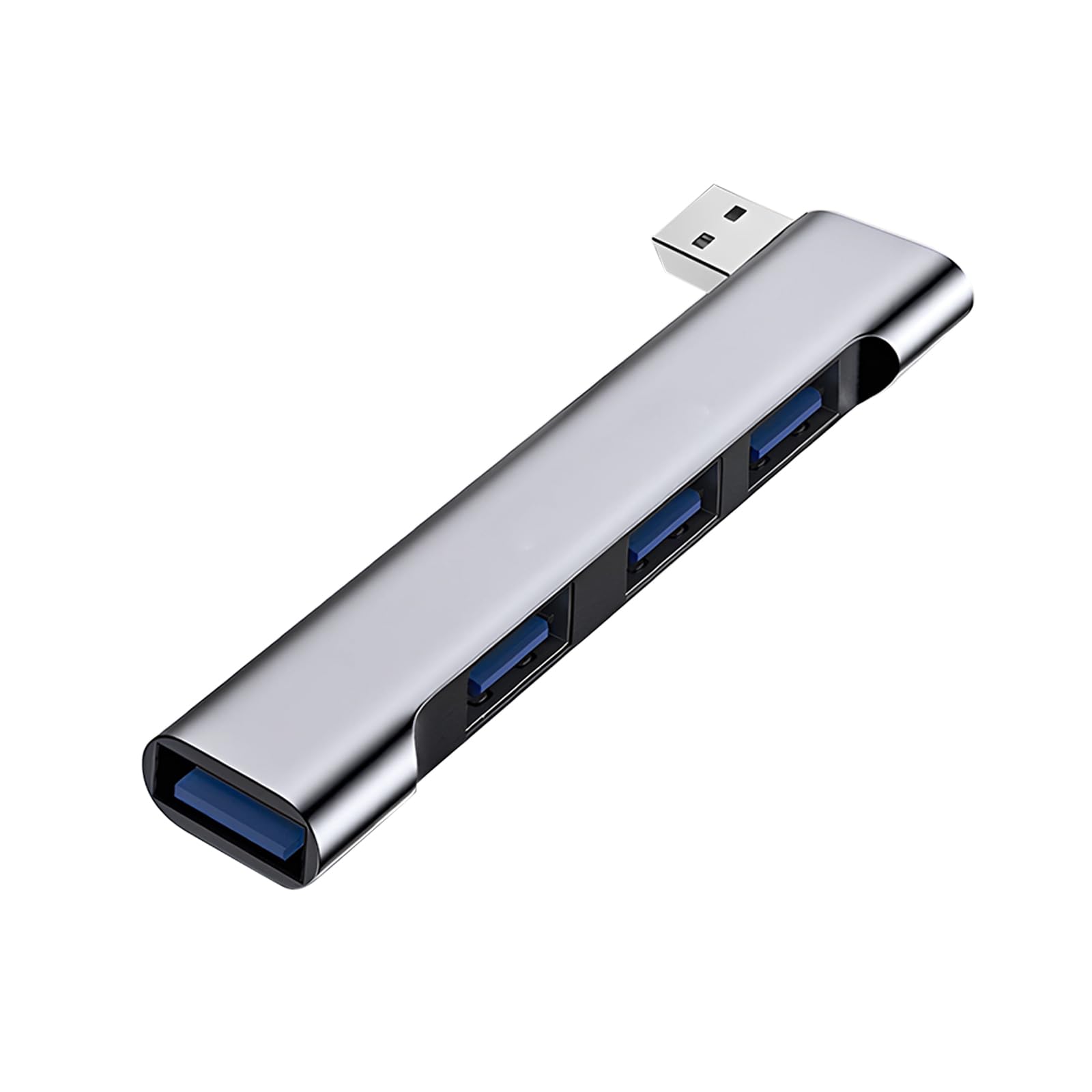 Photo 1 of USB Hub 4-Port Mini 3.0 Portable USB Expander For Laptop/PC/MacBook, Supports Flash Drive/Printer/Camera/Keyboard/Mouse & More