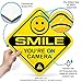 Bigtime Signs Smile You're On Camera Signs | Security System Surveillance Camera Sign - 12