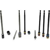 Malco MALCOMBO9 6 in. C-RHEX&reg; Cleanable, Reversible, and Sawtooth Magnetic Hex Driver, 8 Piece Set