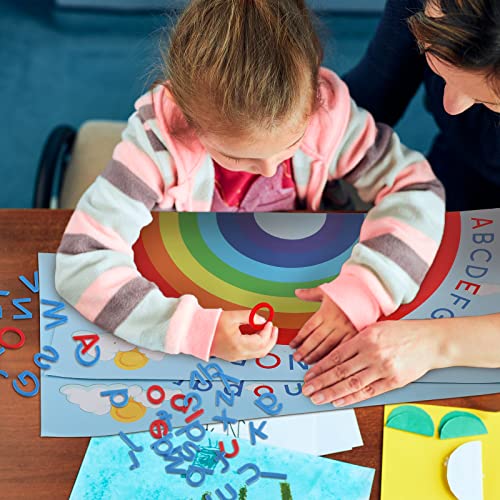 Double Sided Rainbow Play Alphabet Arch Mats Colorful Foam Letters ABC Double sided rainbow play alphabet arch mats colorful foam letters abc