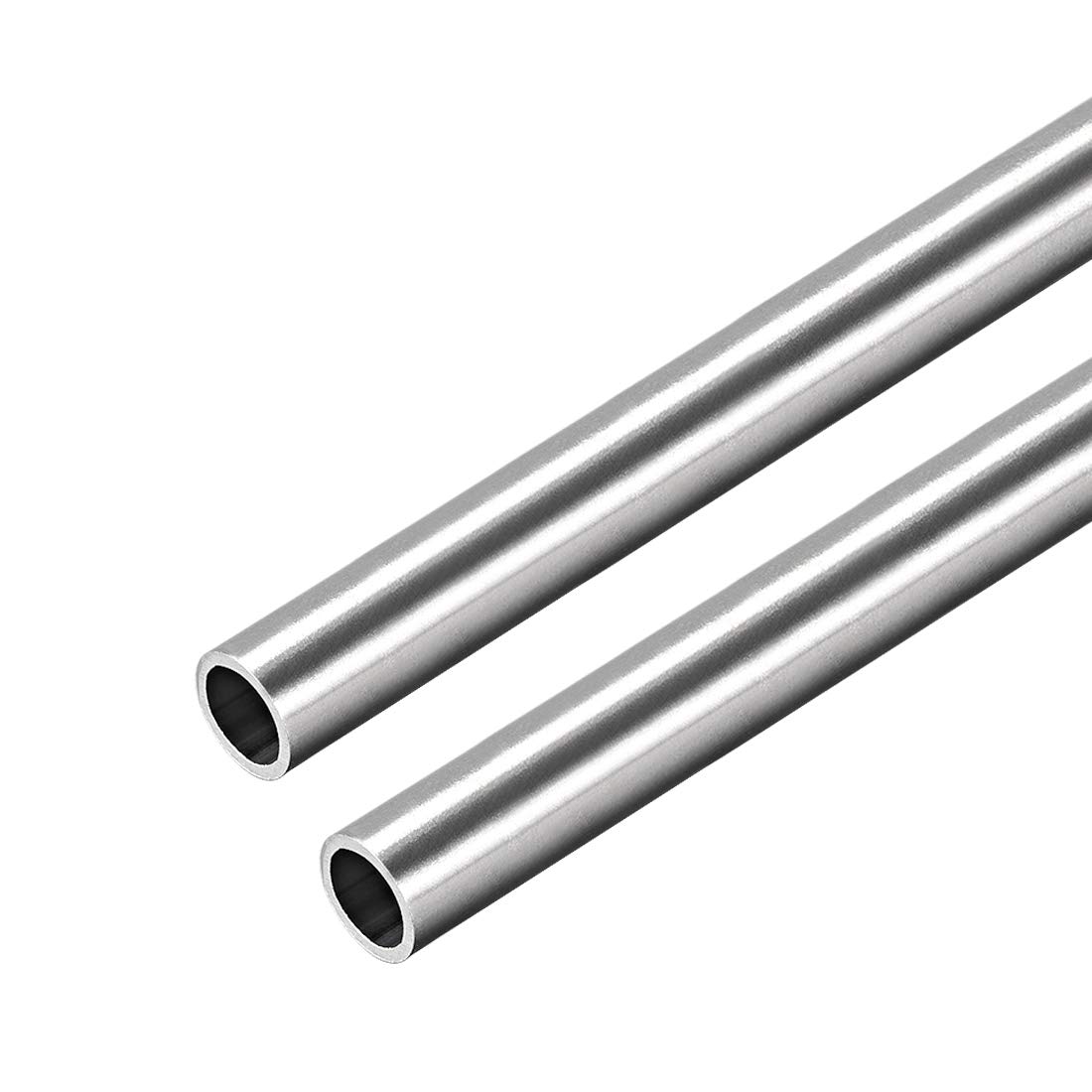 uxcell 304 Stainless Steel Round Tubing 9mm OD 1mm Wall Thickness 250mm Length Seamless Straight Pipe Tube 2 Pcs