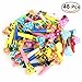 ULTNICE 48pcs Party Horns Tube Blowouts Noisemakers(Random Color)
