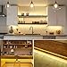 HitLights LED Strip Lights Warm White 3000K, 10ft Standard Density 12V Tape Light, 180LEDs, 330 Lumens/ft, 3 Watt/ft, IP30, Lighting for Cabinet, Bedroom, Kitchen, UL-Listed(Power Source Not Included)