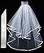 Classic White Wedding Veil with a Transparent Comb & Gold Bride to Be Satin Sash Kit as an idea for Inspired Bachelorette Night Party - Kape