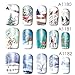 Spdoo 12 Designs in 1 set Winter Snowflake Full Wraps Nail Art Water Transfer Stickers Christmas Style Manicure Decal DIY