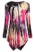 Sixother Fall Long Tunics for Women to Wear With Leggings, Women Swing Asymmetrical Tops Western Shirts for Women Winter Fall Tunic Tops Black Red Tunic Shirts Large Comfy Trendy Long Sleeve Top