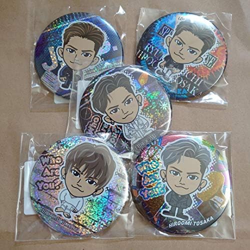 登坂広臣 オンラインブース プチキャラ 75mm缶バッジ セット