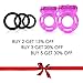 VIARDEJI® Vibrating Cock Ring Sex Toys – 2 Penis Rings w. Clit Stimulator & 1 Cock Ring for Better Stronger Erection - Large