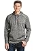 Sport-Tek PosiCharge Electric Heather Fleece Hooded Pullover. ST225 Black Electric L
