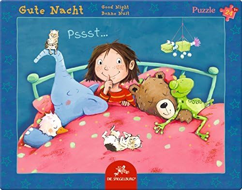 Spiegelburg 24 piece Good Night Frame Puzzle, 37 x 29 cm, Model# 12695 by Spiegelburg