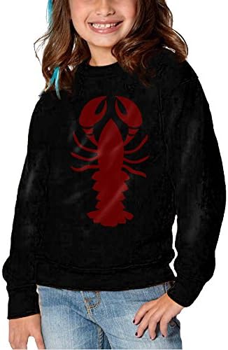 HNJK Lobster Girls&amp;boys Soft And Cozy Crewneck Sweatshirts 5-6 Toddler