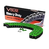 Volar Heavy Duty Non Oring Chain - Green for 1988-2012 Kawasaki Ninja 250R EX250