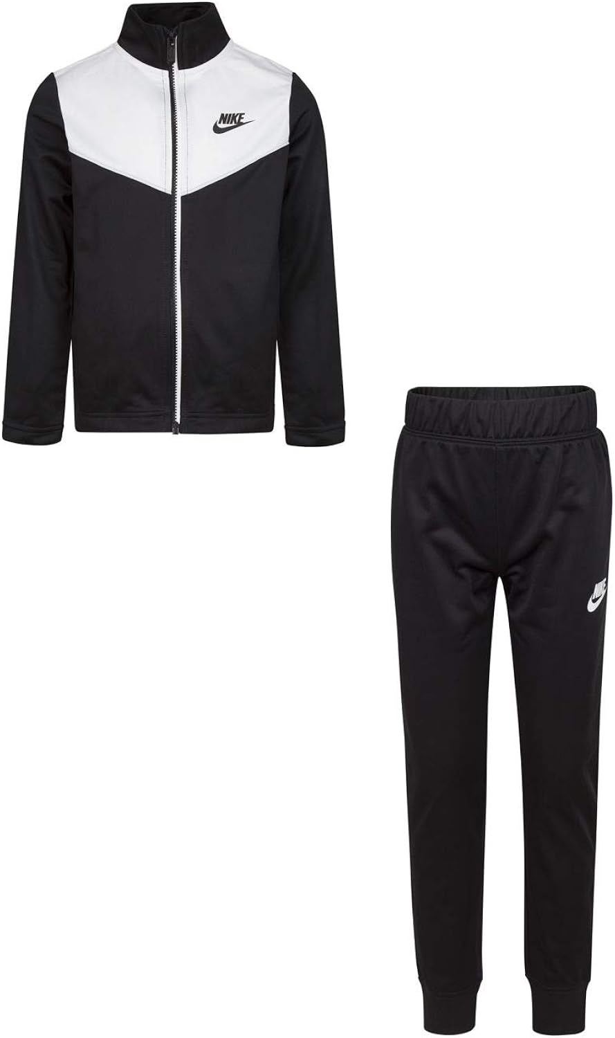 Nike Kids Boy's Color-Block Jacket and Pants Two-Piece Track Set (Little Kids): Clothing