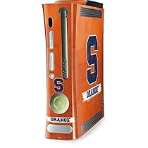 Syracuse University Xbox 360 (Includes HDD) Skin - Syracuse Distressed Vinyl Decal Skin For Your Xbox 360 (Includes HDD)