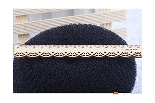 Thinkmax Ballet Dance Dancing Hair Chignon Donut Bun Ring Shaper Hair Styler Maker Black 3pcs Set