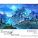 InGooooD- Tranquil Series- Castle in The Night- Basswood Jigsaw Puzzles 1000 Pieces for Adult
