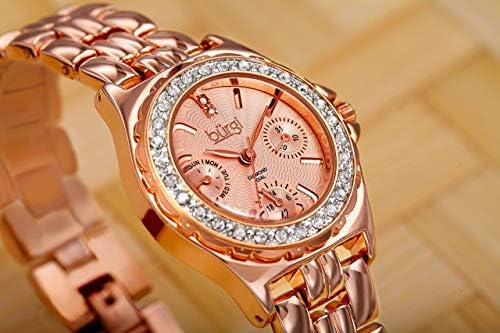 بورجي ساعة عملية كاجوال نساء انالوج بعقارب متعددة Bur117yg Amazon Ae