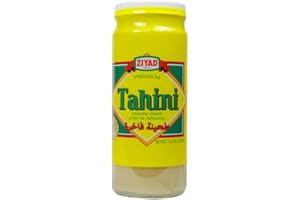 Ziyad Brand Tahini Sesame Paste, No Additives, No Preservatives, Perfect for Pita Bread, Meat, Vegetables and More! 16oz