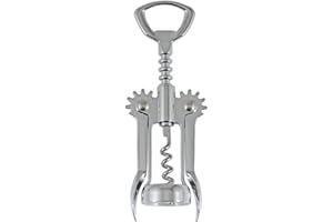 True Fabrications 0679 Bulk Soar Chrome Winged Corkscrew, Silver