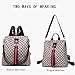 LYOMON Fashion Leather Backpack Purse for Women Designer PU Shoulder Bag Handbags Travel Purse Sshool Backpack for Girl