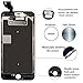 Screen Replacement for iPhone 6S Plus (5.5 inch) - LCD Display Touch Digitizer Assembly Set with Proximity Sensor, Front Camera, Earpiece, Tempered Glass, Repair Tools and Instruction (Black)