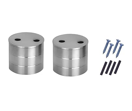 Stainless Steel Wall Bracket Curtain Support 2 Pcs