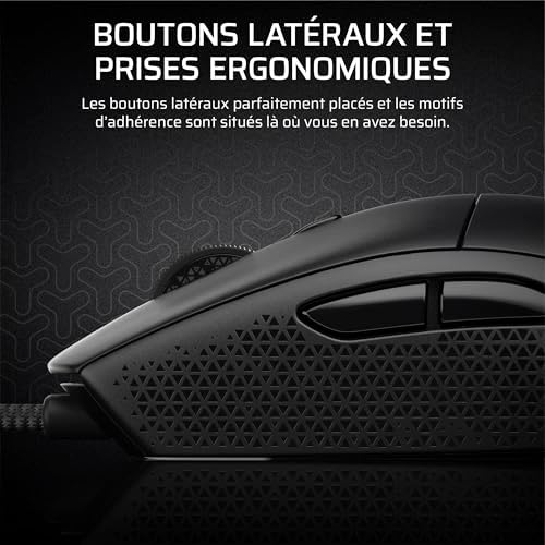 M55 Souris de Jeu FPS Légère et Filaire – Noir