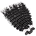 Brazilian Deep Wave 3 Bundles 20 22 24inch 100% Unprocessed Virgin Brazilian Hair Bundles Deep Curly Human Hair Weave Extensions Natural Color Total 300g