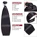 Amella Hair Brazilian Straight Hair 3 Bundles with Closure(12