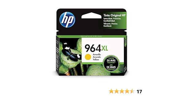 HP 964 XL Original High Performance Yellow Cartridge (3JA56AL) : Office  Products