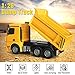 Tuptoel Remote Control Dump Truck 4WD 6 Channel Full Function Construction Toy Vehicle Machine Model with Lights, 1/26 Scale Rechargeable RC Truck for Kids, Gifts for Boys Girls