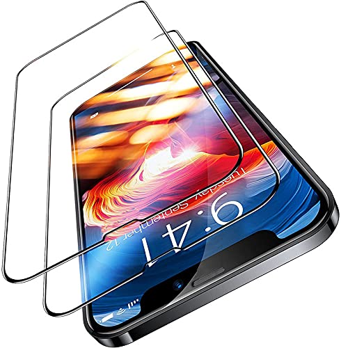 iGuard Pack of 2 Tempered Glass Compatible with Apple iPhone 13 Pro, 6.1, Protective Glass, Edge + Protection, Ultra Clear, 3D Shaped Glass, Easy Applicator, Pack of 2