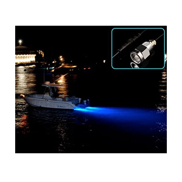 AGPtek-Anti-corrosion-IP68-Waterproof-12-NPT-12V-9W-Underwater-Boat-Drain-Plug-Light-for-Fishing-Swimming-Diving-BlueRedGreen