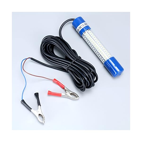 Amarine-made-12v-24v-8W-180-LED-1000-Lumens-IP68-Lure-Bait-Finder-Night-Fishing-Boat-Submersible-Deep-Drop-Underwater-Light-with-Battery-Clip