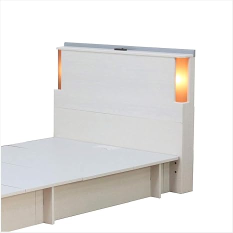 Amazon Co Jp 後付けヘッドボード 宮棚タイプ05 ベッド ヘッドボードのみ シングル 木製 ナチュラル ホワイトウォールナット ヘッドレスタイプに取付可能 Blocco 05単品 ホーム キッチン