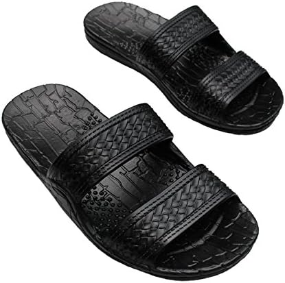 Hawaii Brown and Black Jesus sandals (Small Kid/Big Kid)