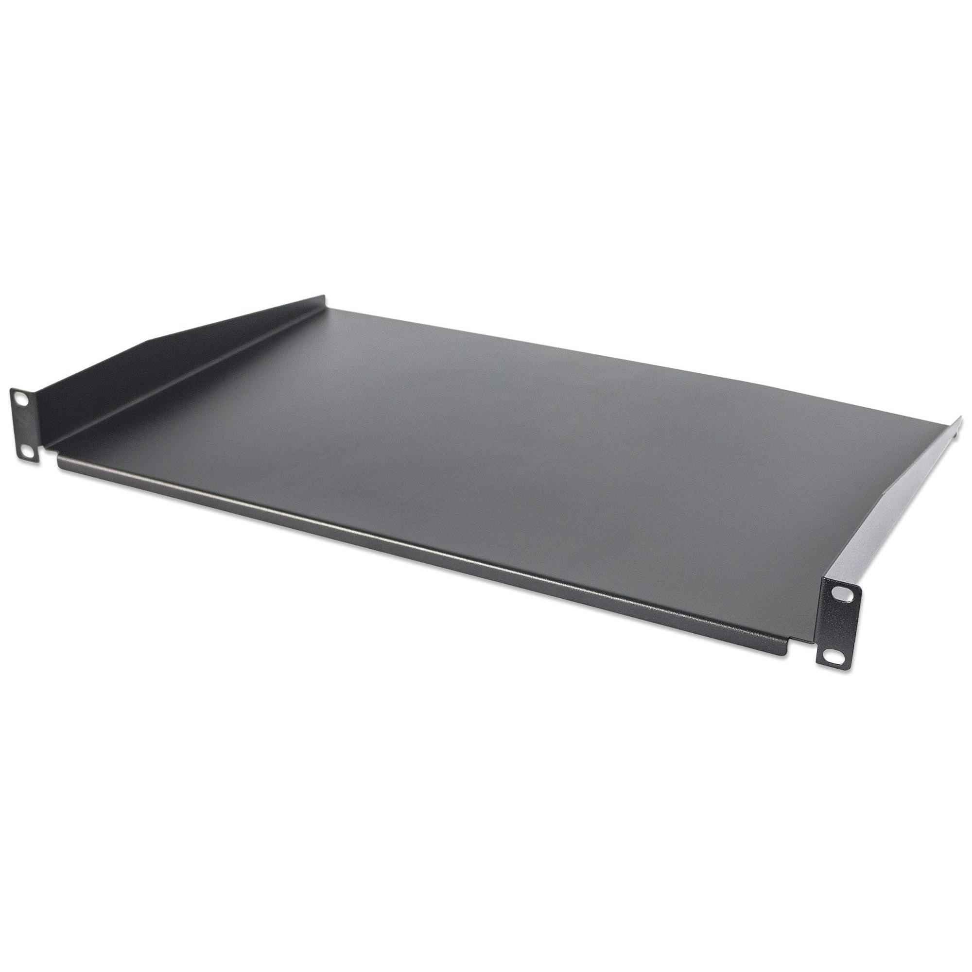 Intellinet 19 Inch Cantilever Shelf, 1U, Shelf Depth 300 mm, Non-Vented, Black