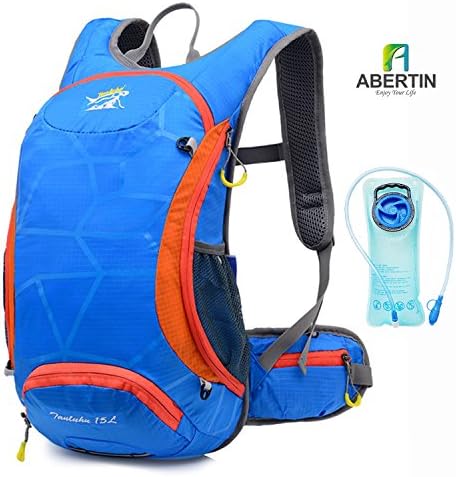 Abertin Hydration Packs with 70 oz 2L water Bladder - 15L Lightweight Hydration backpack for Cycling Running Hiking MTB Bicycle Backpacking